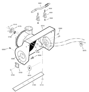 Part Location Diagram of 1687530YP Murray Auger Housing